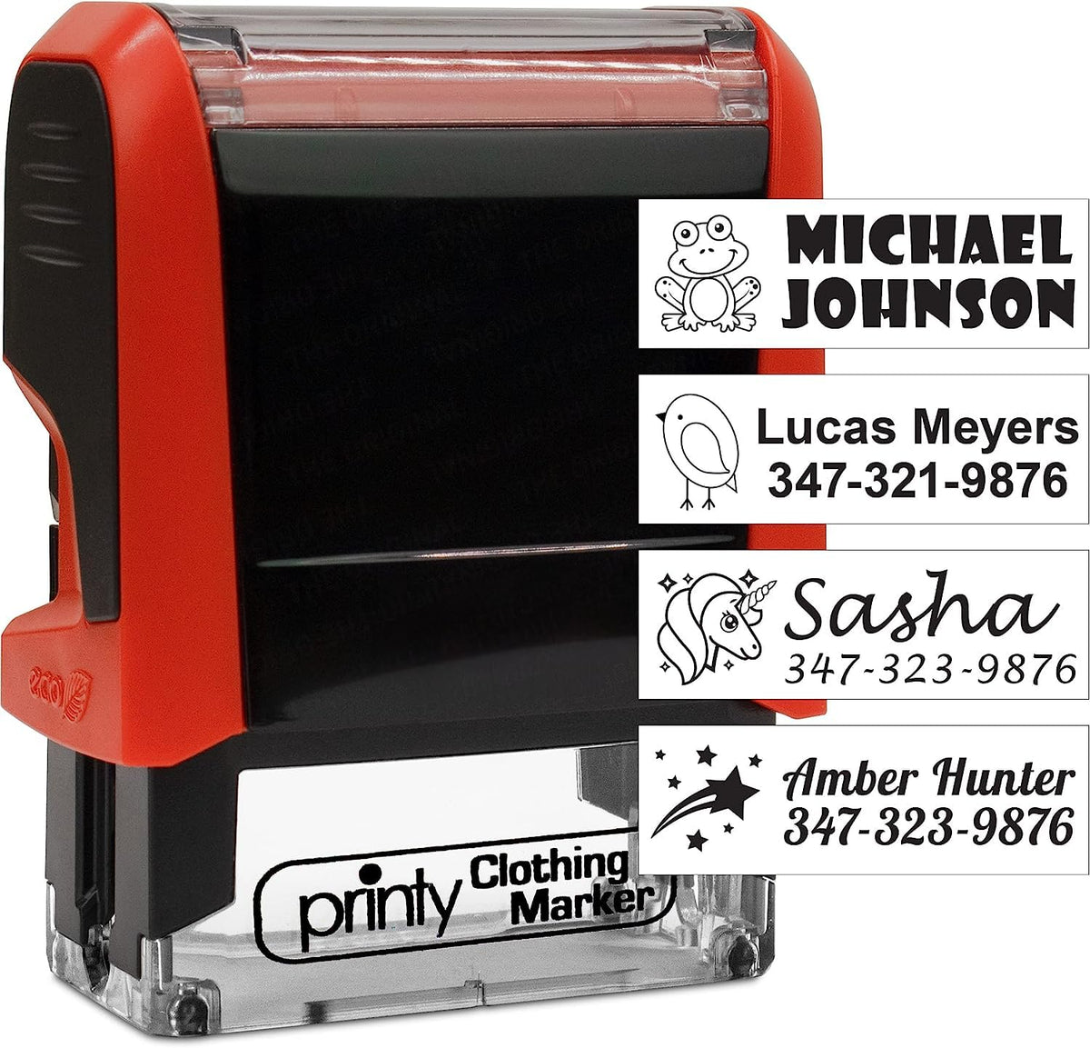 Clothing Stamp, Personalized with Your Name - Customize