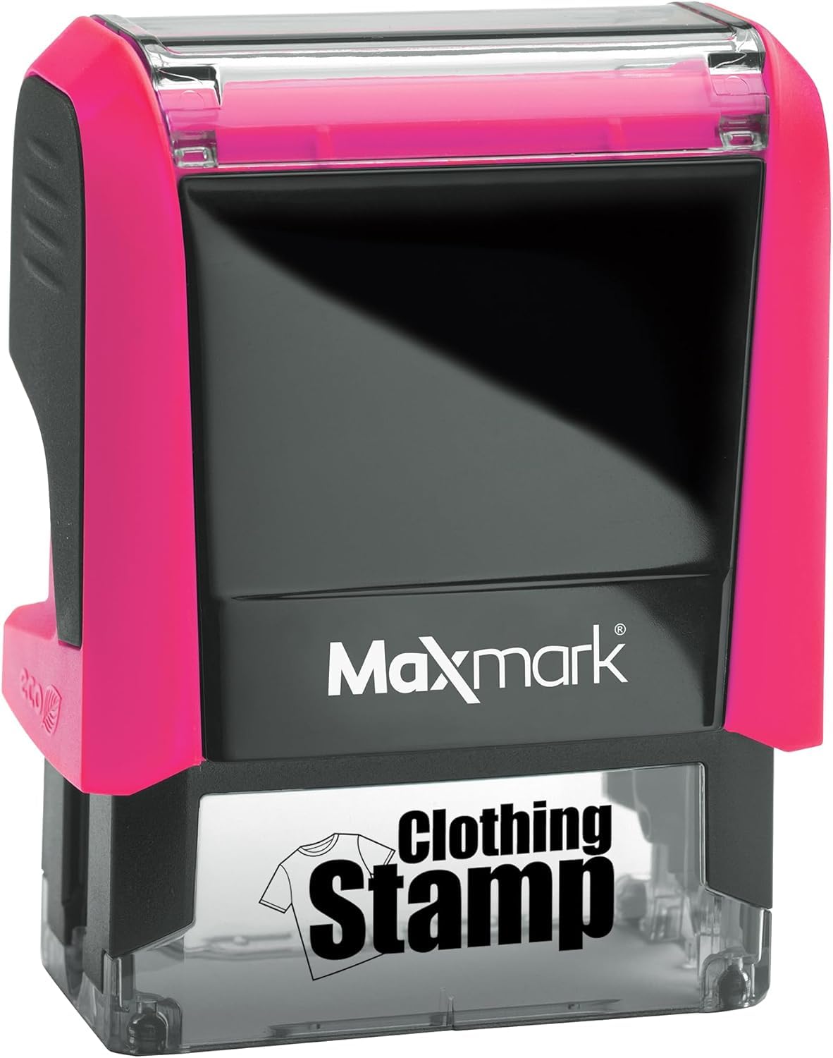 MaxMark Laundry Stamp Personalized Text Clothing Marker - Choose from Many Fonts and Icons